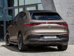 Mercedes Benz EQE SUV 2023 vista trasera
